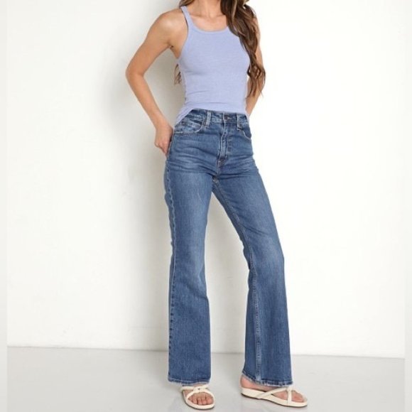 Levi's Blue Flare & Wide Leg Jeans - Picture 2 of 15